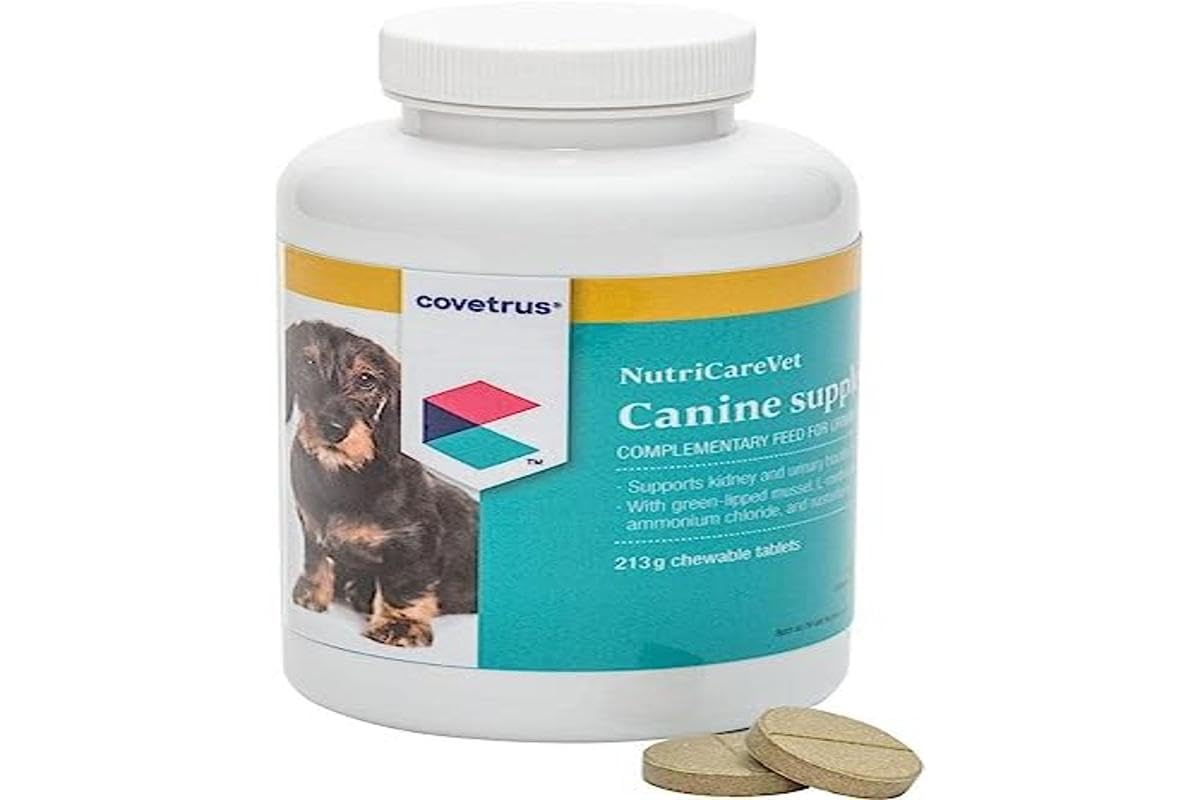 Covetrus NutriCareVet Urinary Support zur Unterstützung der Harnwege von Hunden - 85 Kautabletten