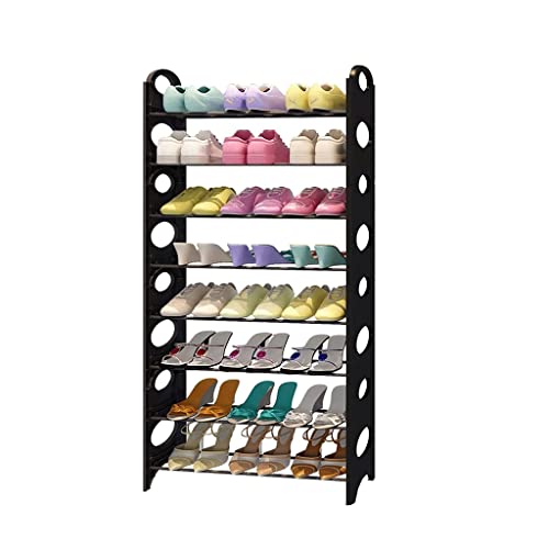 CNBYDK Exquisites Schuhregal, Schuhregal, freistehend, mehrschichtig, Schuh-Organizer für Zuhause, Wohnzimmer, Balkon, Eingangsbereich, Flur, Schuhständer, platzsparend, modisch