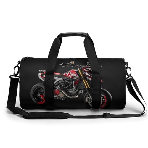 Farbe Motorrad Sport Duffel Bag Sporttasche Reisetasche Handgepäck Tasche Schwimmtasche Weekender Bag 45x23x23cm