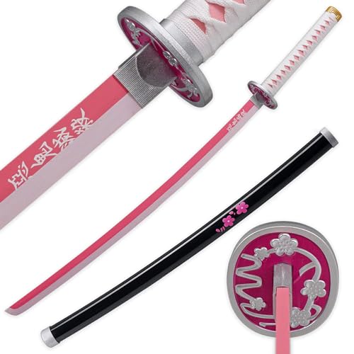 LQZJG Anime Bambus Schwert Cosplay Schwert,Tsuyuri Kanawo Schwert Katana 103cm/40 Zoll