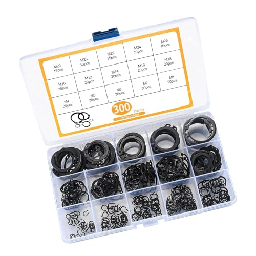 Professionelles 300-teiliges Clip Sortiment 4 Mm Bis 28 Clip Set Umfassend Geeignet Für Mechanische Automobilanwendungen