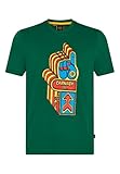 Merc of London Herren Cutter T-Shirt, grün, L