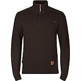 Härkila | Annaboda 2.0 HSP Knit Pullover | Professionelle Jagd Kleidung & Jagd Zubehör für Herren & Damen | Skandinavische Qualität Made to Last | Demitasse Brown, L