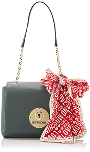 Love Moschino Damen Borsa Pu Bottiglia Umhngetasche, grün