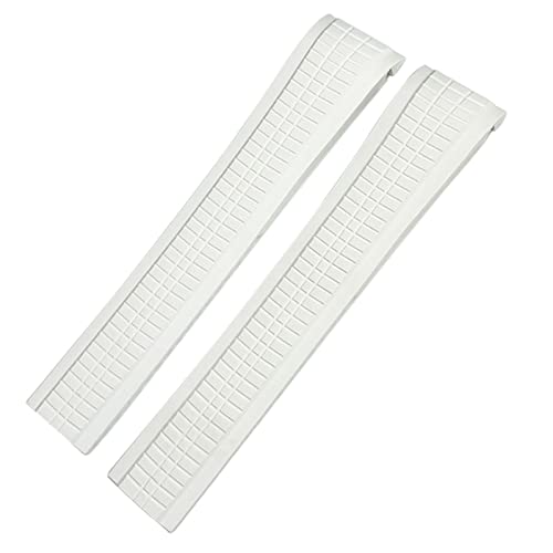 NEYENS 21 mm buntes fluoröses Gummi-Uhrenarmband für Patek 5164A 5167A Aquanaut Philippe Serie Schmetterlingsschnalle Silikon-Uhrenarmband, NO Buckle, Achat