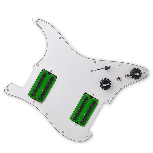 Standard-Pickguard-Tonabnehmer HH Loaded Prewired Two Humbucker Coil Splitting Pickguard Pickup für E-Gitarre (Color : D)