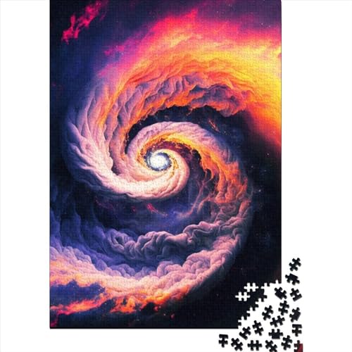 1000 Puzzles für Erwachsene, 1000 Teile „Space Storm“, Holzpuzzles für Erwachsene und Teenager, tolle Geschenke für die ganze Familie (Größe 29,53 x 19,69 Zoll)