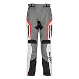 FURYGAN Apalaches Motorrad Textilhose (Black/Gray/Red,XXL)