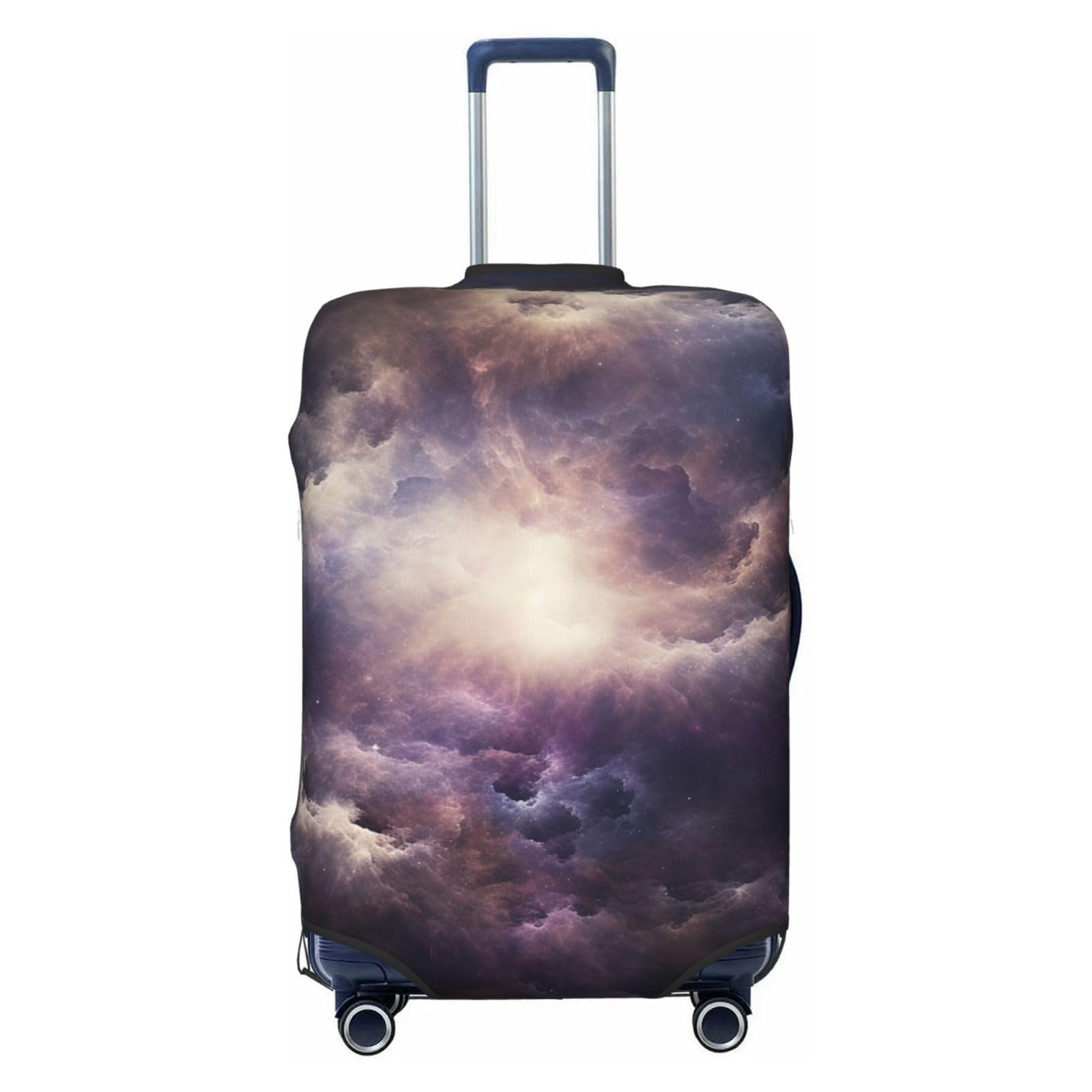 CSGJMYGS Galaxy Cloud Gepäckabdeckungen für Koffer, waschbar, modisch, dehnbar, kratzfest, passend für 45,7 - 81,3 cm (18 - 32 Zoll) Gepäck, XL, Schwarz, Schwarz , XL