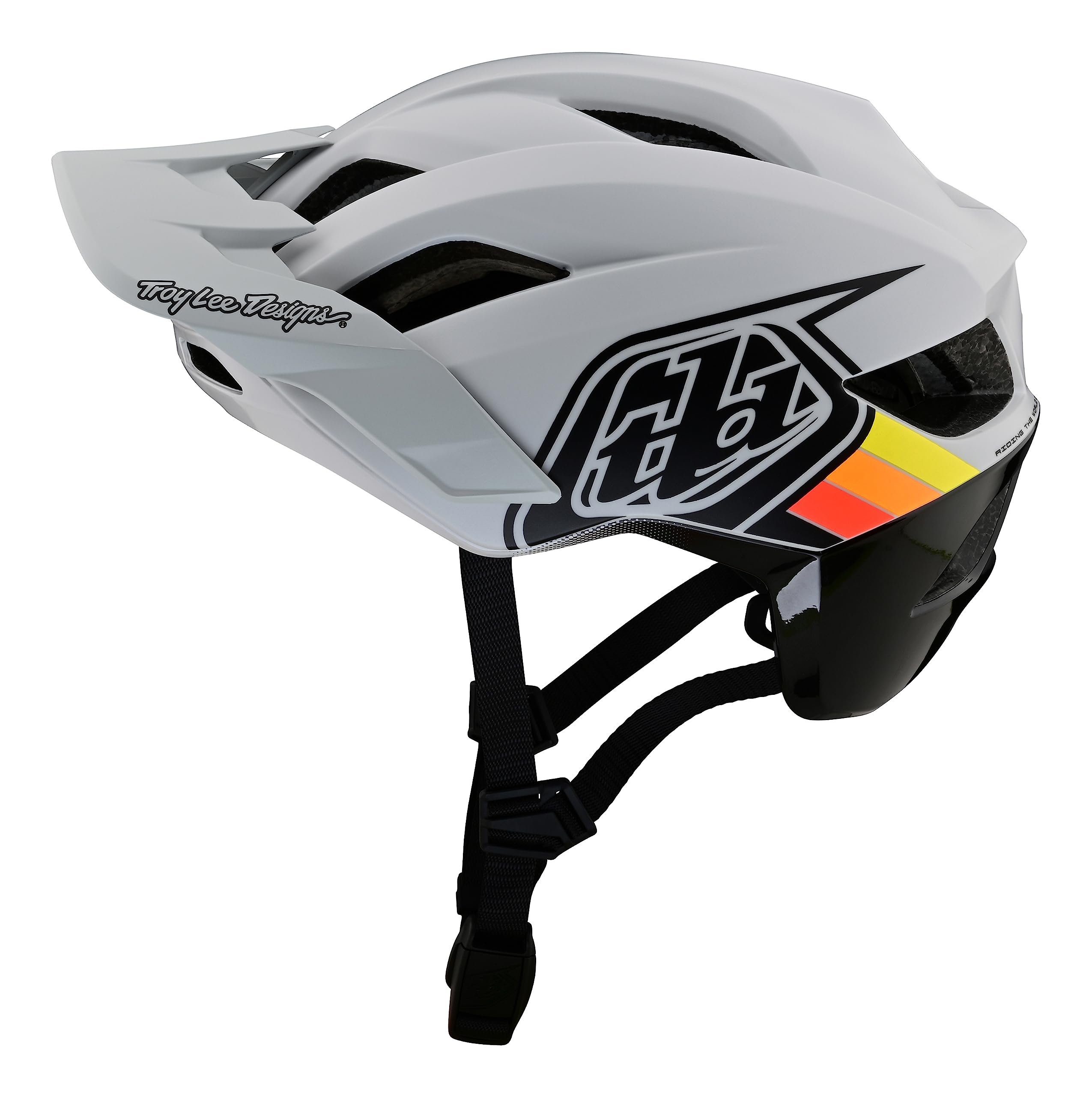 Troy Lee Designs Unisex-Erwachsene Flowline SE MTB-Helm, Weiß, L