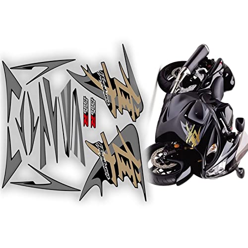 Verkleidungsaufkleber Motorrad Dekorativer Reflektierender Aufkleber Modifiziertes Aussehen Folie Für Suzuki Hayabusa GSXR1300R GSXR 1300R 2008 Schmücken (Color : 4)