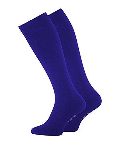 4 Paar Reisekniestruempfe blau Gr. 43/46 flugsocken thrombosestrumpfe kompressionssocken herren thrombosestrümpfe flug damen kompression socken damen billige günstige günstige preiswerte