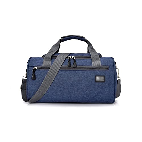 HJBFVXV Taschen für Yogamatten Men Travel Sport Bags Light Luggage Business Cylinder Handbag Women Outdoor Duffel Crossbody Shoulder Bag Pack Gym Bags Man(Blue)