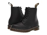 Dr. Martens Damen Boot met 8 oogjes Springerstiefel, Black Greasy, 46 EU