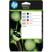 HP 937 / 6C400NE 4er-Pack Original Druckerpatrone Schwarz/Bunt CMYK Instant Ink