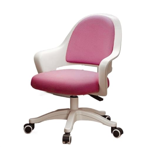 FUHAI-666 Bürostühle Home-Office-Schreibtischstuhl for zierliche Frauen, verstellbare Sitzhöhe, Gaming-Stuhl, ergonomischer Bürostuhl Schreibtischstuhl(Pink)