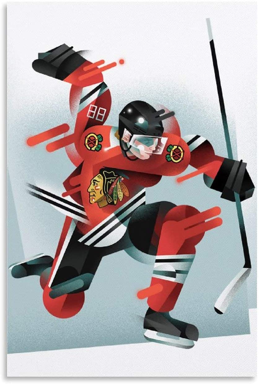 5d Diamond Painting Diamant Bilder FüR Erwachsene Und Kinder Patrick Kane Eishockey Bild 1 DIY Kreuzstich Arts Craft Kristall Strass Stickerei 11.8"x15.7"(30x40cm) Kein Rahmen