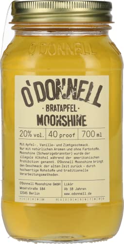 O'Donnell Moonshine Bratapfel Likör 20% Volume 0,7l Liköre