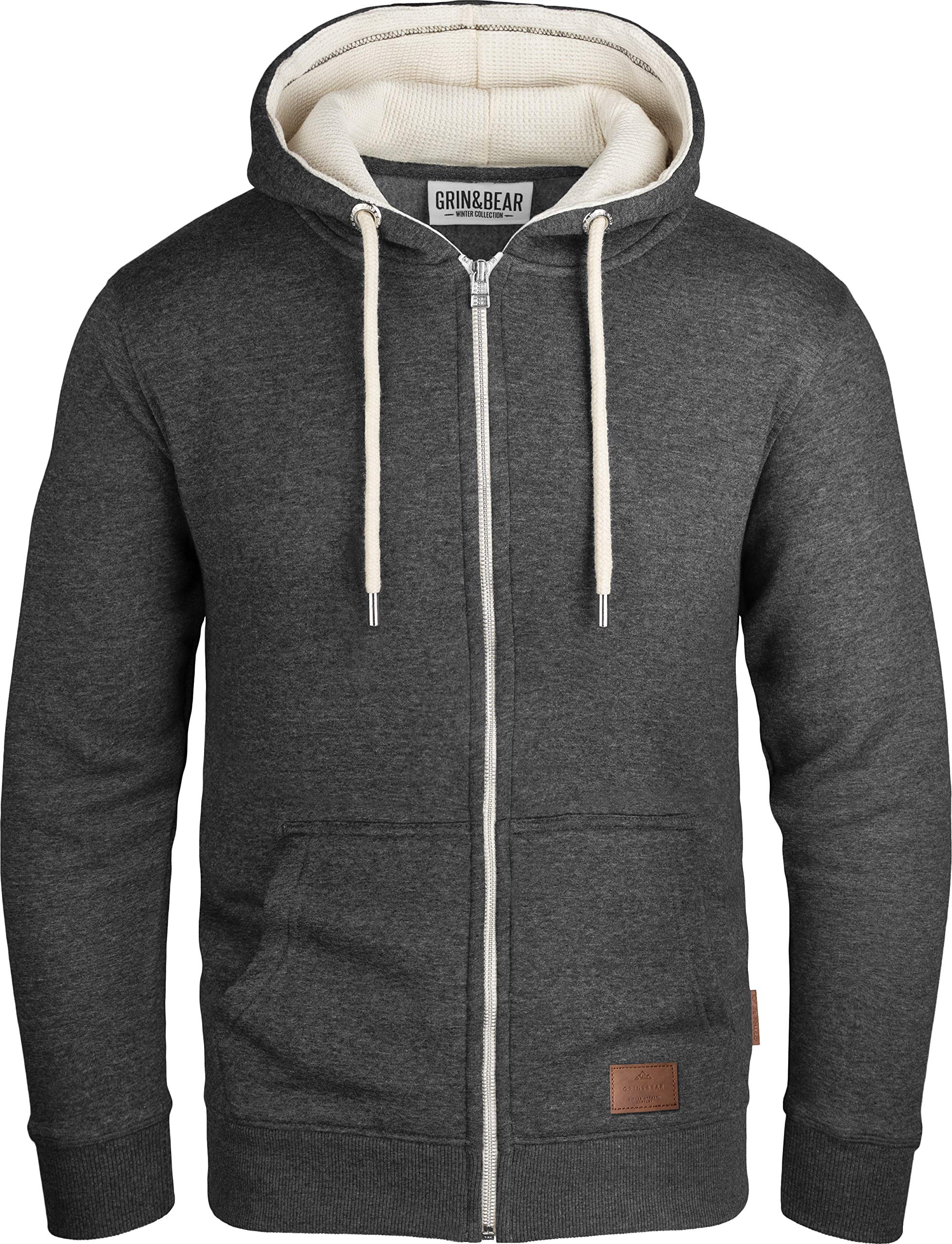 Grin&Bear Herren Kapuzenjacke anthrazit, M, GEC491