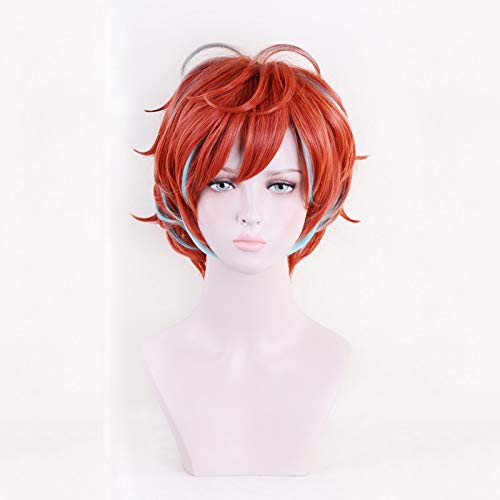 LINLINCD-Anime Coer Wig. Division Rap Battle Hypnose Mic DOPPO Kannonzaka Kurze Perücke Cosplay Kostüm Männer synthetische Haare Halloween Party Perücken