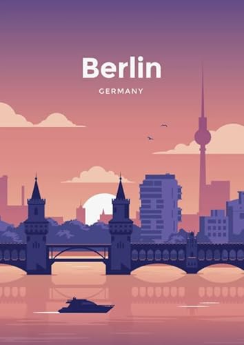 HfmQuisutron Jigsaw Puzzle 1000 Teile Travel Scenery City Berlin Poster Holzspielzeug Für Erwachsene Und Kinder Stressabbau Spiel Pq96Az