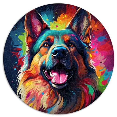 Puzzles Lernspiele Deutscher Schäferhund Puzzles für Erwachsene 1000 Puzzlespielzeuge 67,5x67,5cm Puzzles für Lernspiele Herausforderungsspielzeug