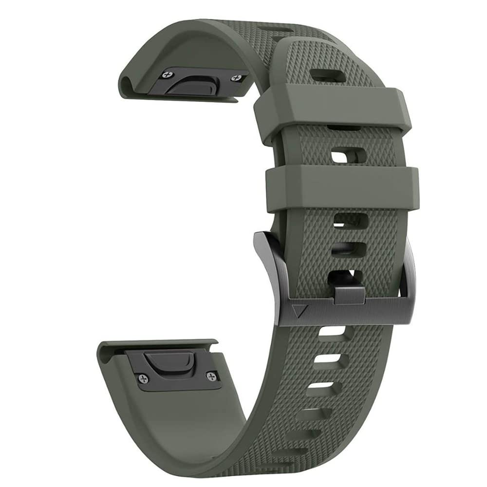 NEYENS Offizielles Silikon-Armband für Garmin Epix/Fenix 7 7X 5 5X Plus 6 6X Pro Band QuickFit Instinct2/Descent G1 Solar-Gürtel, 22mm Fenix 5 6 Pro, Achat