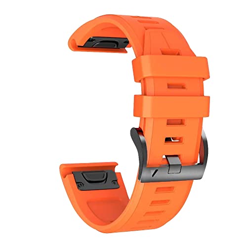 OPKDE Armband für Coros Vertix 2 Smartwatch, Schnellverschluss, Easyfit, Silikonband 22, 26 mm, für Garmin Fenix 6, 6X Pro 5X, 22mm Width, Achat