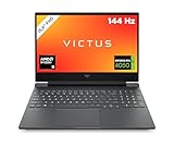 HP VICTUS Gaming Laptop, 15,6" FHD Display 144Hz, AMD Ryzen 5 8640H, 16 GB DDR5 RAM, 512 GB SSD, NVIDIA GeForce RTX 4050 (6GB), QWERTZ, Windows 11, Schwarz