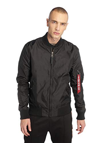 Alpha Industries Herren Jacke Ma-1 TT, Schwarz (Black 03), Large