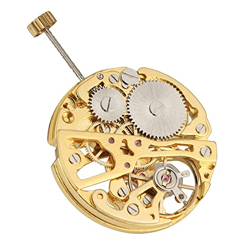 MAKIVI Handaufzug, mechanisches Uhrwerk, Reparaturteile für 3 Pins, manuelle Mechanik, Armbanduhr, gold