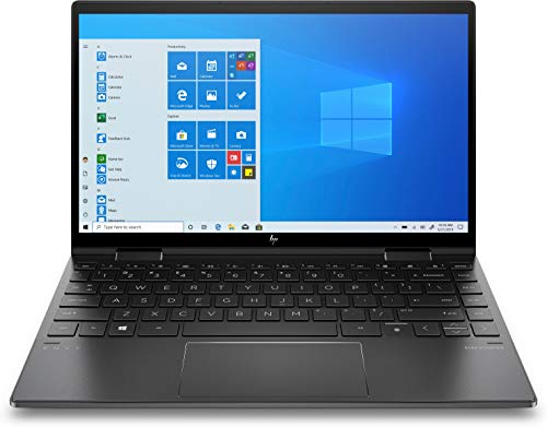 HP ENVY x360 13-ay0472ng (13,3 Zoll / Full HD Touch) 2in1 Convertible Laptop (AMD Ryzen 7 4700U, 8GB DDR4 RAM, 256GB SSD, AMD Grafik, Windows 10, QWERTZ) schwarz, Fingerprintsensor