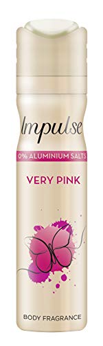 Impulse Deospray Very Pink ohne Aluminium, 6er Pack (6x 75 ml)