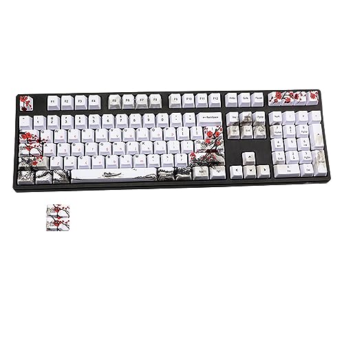 OEM-Tastenkappe, 110 Tasten, dick, fünfseitig, Sublimations-Tastenkappe für mechanische Tastatur, russische/englische Tastenkappen