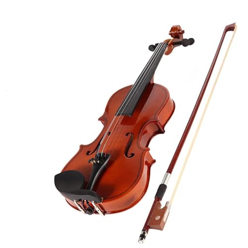 Standard Violine 4/4 Violine Professionelle Massivholzvioline Mit Tragebox(Brown)