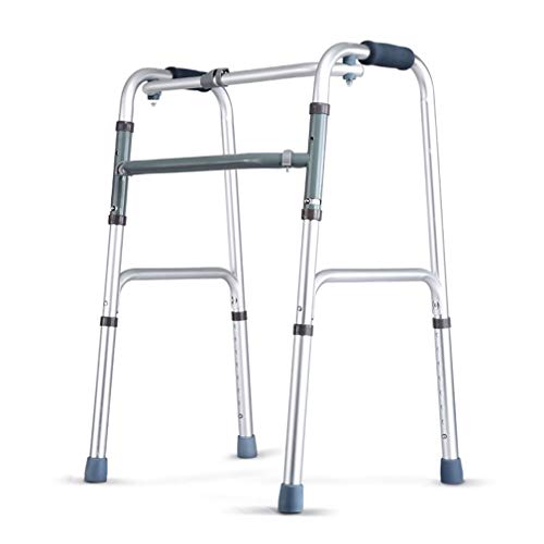 Faltbares Gehgestell, geriatrische ältere Menschen, verstellbare Höhe: 75–93 cm, Gehhilfe, Armlehne, Aluminiumlegierung, Krückendekoration, nach vorne laufen