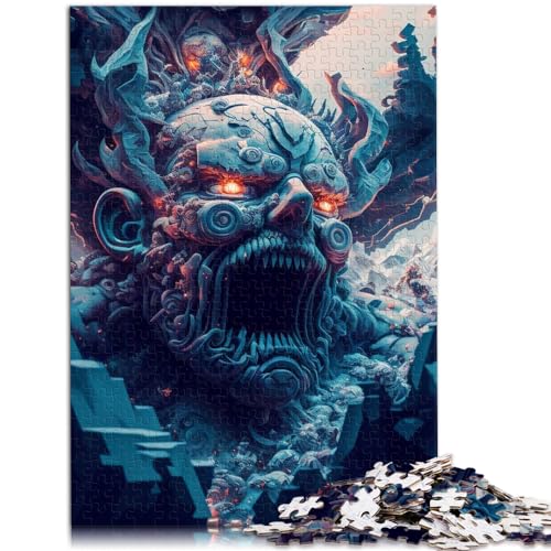 Puzzles zum Verschenken, Monster-Puzzles für Erwachsene, 1000 Teile, Holzpuzzle, Mitmach-Spiel, Jedes Teil ist einzigartig – Herausforderndes, unterhaltsames Familienspiel (50 x 75 cm)