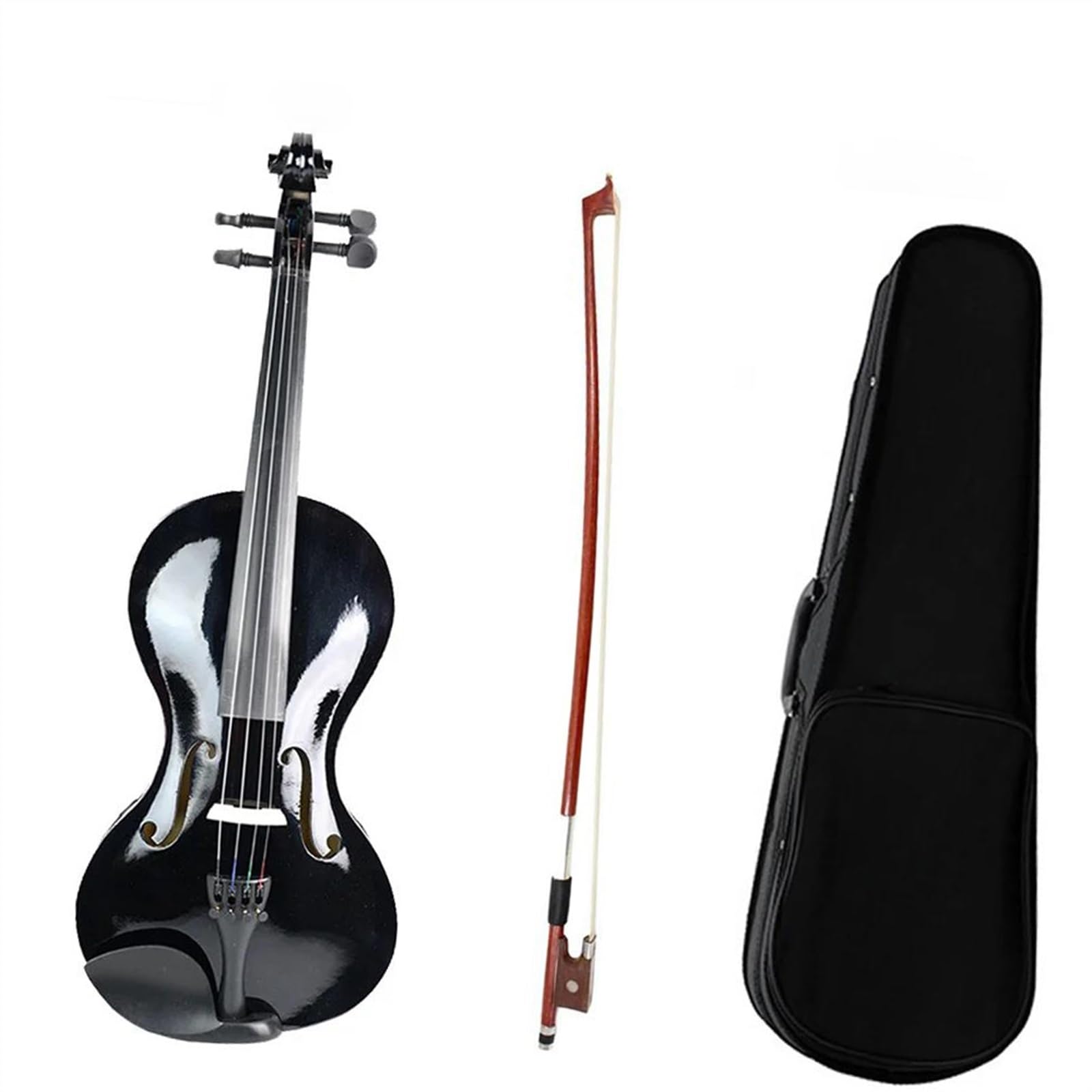 Standard Violine Akustische Violine 4/4 Violine Geige Brasilholz Bogen Schutz Violine Fall Violine SET