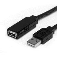 StarTech.com aktives USB2.0 Verlängerungskabel - Stecker/Buchse - USB-Verlängerungskabel - USB Typ A, 4-polig (M) - USB Typ A, 4-polig (W) - 20,0m (USB/USB2.0) - aktives Kabel (Signalregenerierung) - Schwarz (USB2AAEXT20M)