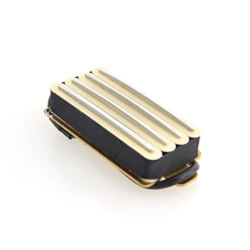 ZENGXUE E-Gitarre Mit Hoher Ausgangsgleise Typ Vier Spulenhubbucker-Pickup Humbucker Tonabnehmer Set (Color : Yellow)