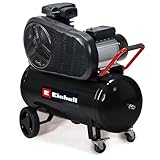 Einhell Kompressor TE-AC 430/50/10 (3000 W, max. 10 bar, 50 L Tank, 430 l/min Ansaugleistung, Motordrehzahl 2850 min^-1, Druckminderer, Manometer, Schnellkupplung)