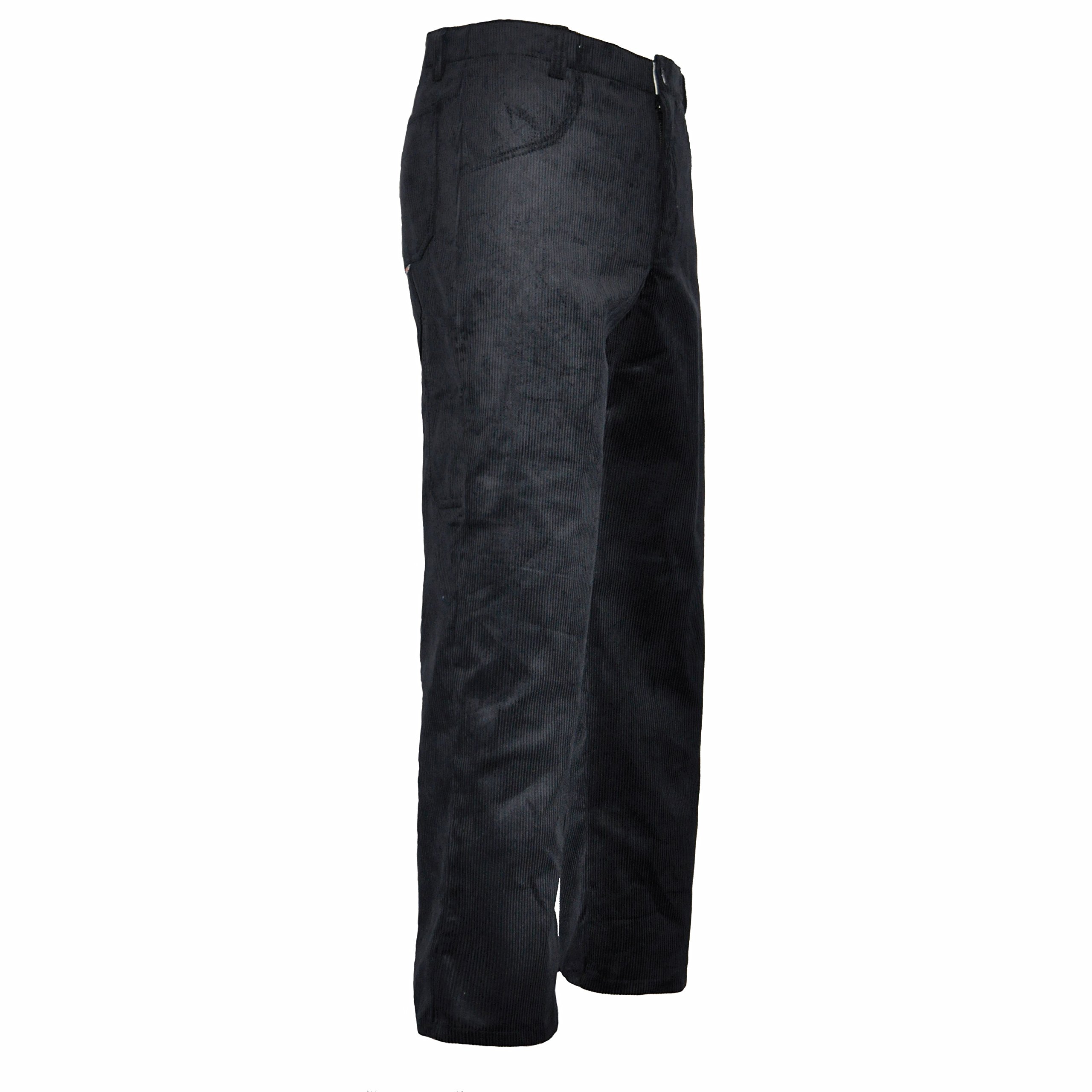 Bundhose, Genua-Cord (schmale Rippe) (65, schwarz)