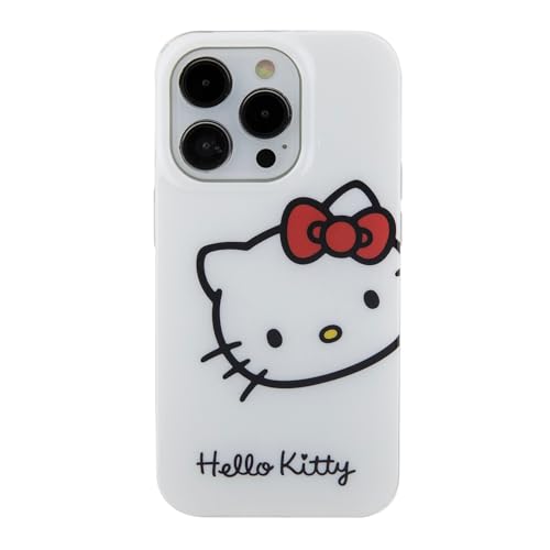 CG MOBILE Hello Kitty Backcover für iPhone – Kitty Head – Weiß (iPhone 14 Pro Max)