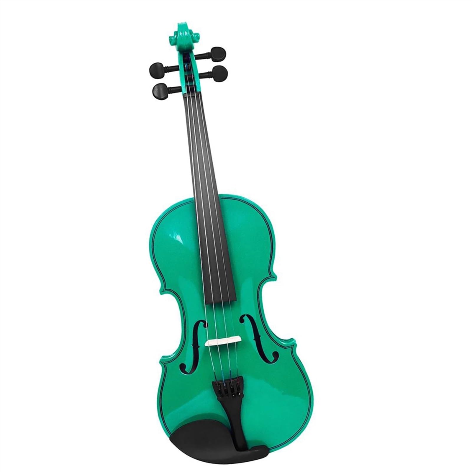 Standard Violine Violine Grün 4/4 Massivholz Violinenset Mit Stoffkoffer Bogeninstrument Violine Für Üben