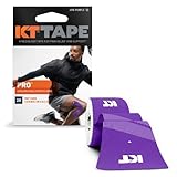 KT Tape PRO 20 Streifen aus Synthetik vorgeschnittenen Kinesiologie M Epic Purple