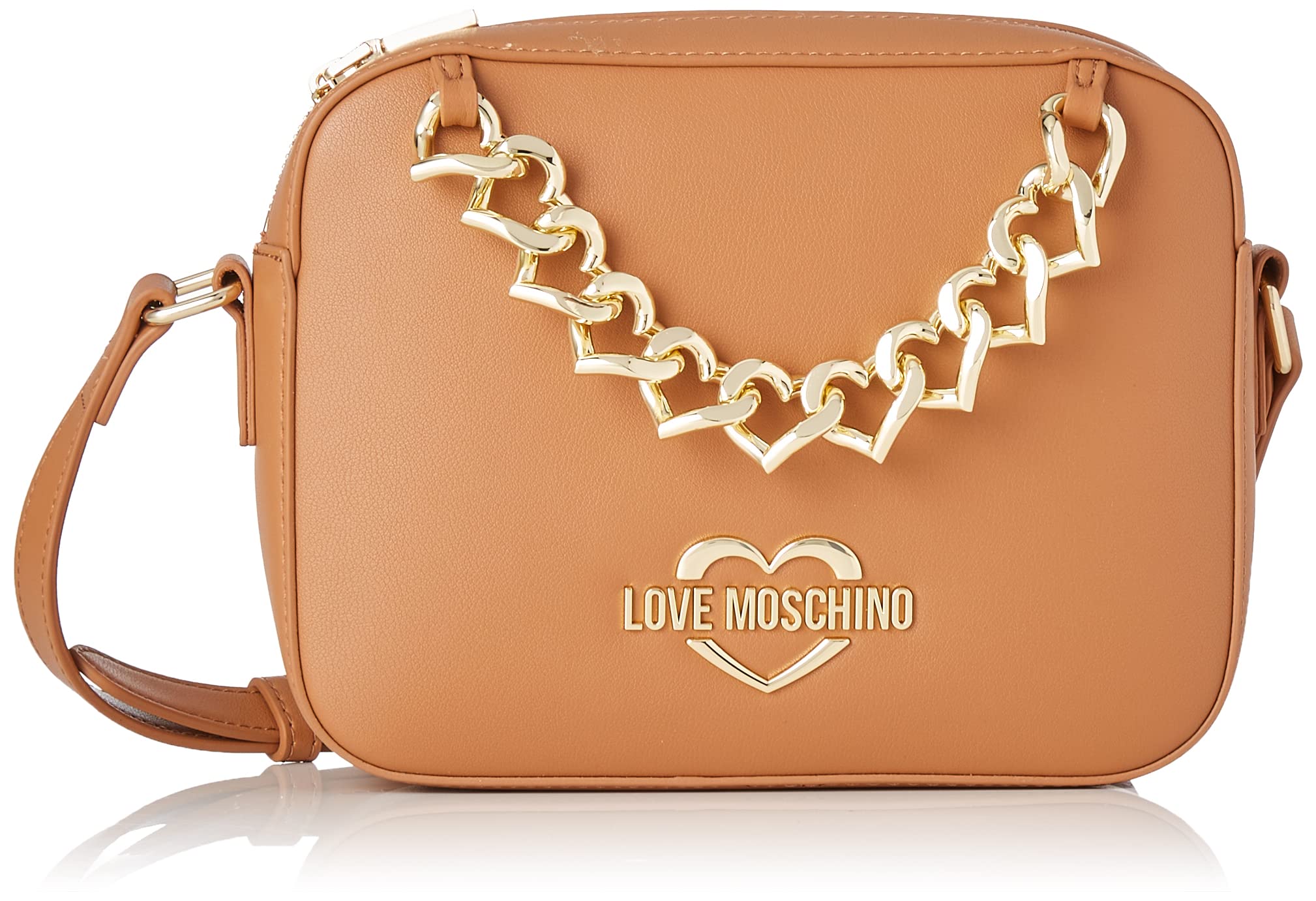 Love Moschino Damen Borsa Pu Cammello Umhngetasche, Camel