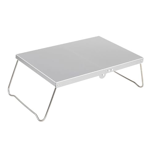 Mllepjdh Outdoor-Klapptisch, tragbar, leicht, Schreibtisch, Aluminiumlegierung, Campingtisch für Reisen, Grillen, Strand