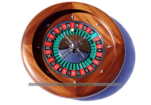 Dal Negro 36cm Mahogany Roulette Wheel