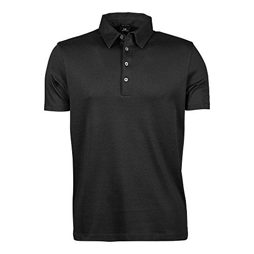 Tee Jays Pima Cotton Polo, Größe:3XL, Farbe:Black