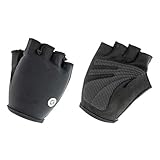 AGU Guanti a Mezze Dita Gel Sport in Lycra 190gr Nero